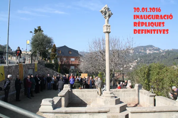 Inauguració Rèpliques de la Creu i Capitell - 30 gener 2016 